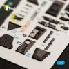 KELIK K72037 F-35B INTERIOR 3D DECALS FOR ACADEMY KIT 1/72